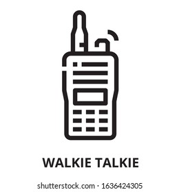 Walkie icon for website, application, printing, document, poster design, etc.