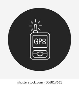 walkie line icon