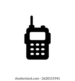 Walkie Talkie com ícone de antena representando dispositivos de comunicação