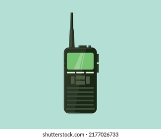 Walkie-Talkie-Flachdesign-Vektorgrafik