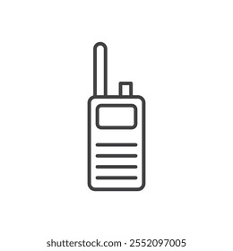 Walkie talkie icon. line style vector icon.