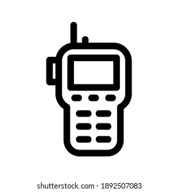 Walkie Talkie icon or logo isolated sign symbol vector illustration - high quality black style vector icons
