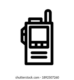 Walkie Talkie icon or logo isolated sign symbol vector illustration - high quality black style vector icons
