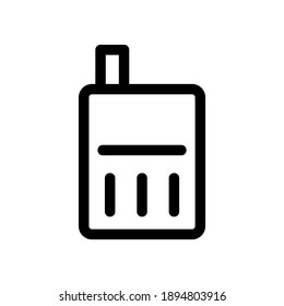 walkie talkie icon or logo isolated sign symbol vector illustration - high quality black style vector icons
