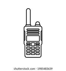 Walkie talkie icon. sign communication. Symbol, for web and mobile. vector illustration