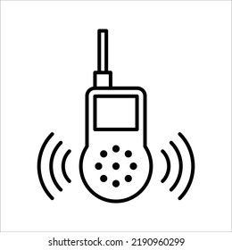 Walkie talkie icon sign vector,Symbol, logo illustration for web and mobile on white background. eps 10