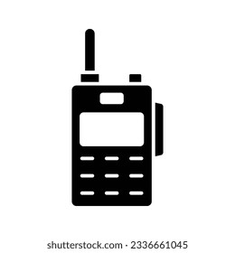 walkie talkie icon vector design template in white background