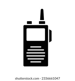 Walkie-Talkie-Symbol, Vektordesign-Vorlage auf weißem Hintergrund