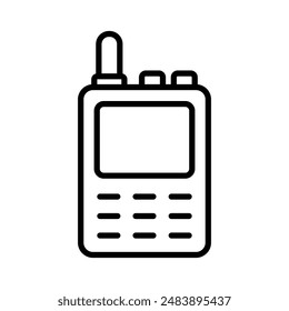 walkie talkie icon vector design template simple and clean