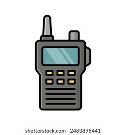 walkie talkie icon vector design template simple and clean