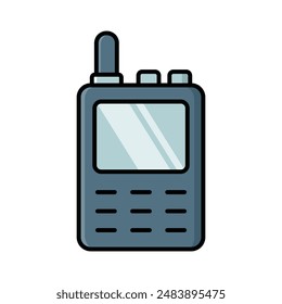 walkie talkie icon vector design template simple and clean
