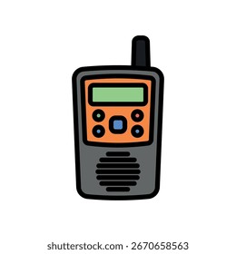walkie talkie icon vector design template elegant style