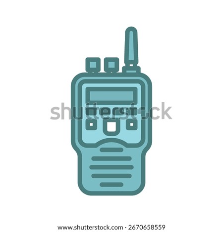 walkie talkie icon vector design template elegant style