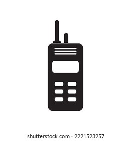 walkie talkie icon vector illustration logo design