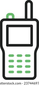 Walkie Talkie icon vector image. Suitable for mobile application web application and print media.