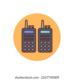 Icono de Walkie Talkie en vector. Logotipo
