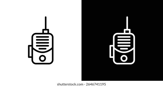 Walkie talkie icon vector simple element illustration editable