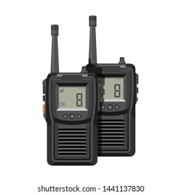 Walkie talkie vector design illustration isolated on white background