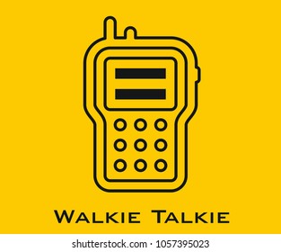 Walkie Talkie vector icon