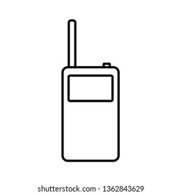 Walkie talkie, vector icon