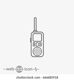 Walkie Talkie Vector Icon