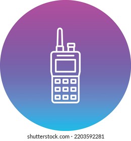 Icono vector Walkie Talkie. Se puede usar para imprimir, móviles y aplicaciones web.