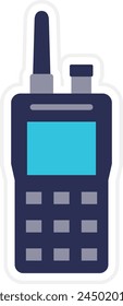 Walkie Talkie Vektorgrafik Symbol. Kann für Druck-, mobile und Web-Anwendungen verwendet werden.