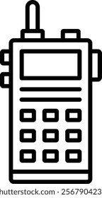 Walkie Talkie vector icon. Can be used for printing, mobile and web applications.
