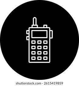 Walkie Talkie vector icon. Can be used for printing, mobile and web applications.