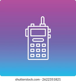 Walkie Talkie vector icon. Can be used for printing, mobile and web applications.