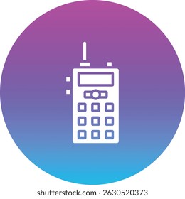Walkie Talkie vector icon. Can be used for printing, mobile and web applications.