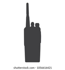 Walkie talkie vector icon simple flat isolated. Communication sign, symbol
