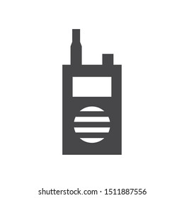 Walkie talkie vector icon, simple sign for web site and mobile app.