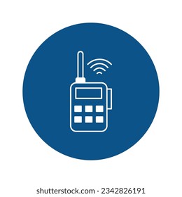 Walkie talkie vector icon which can easily modify or edit

