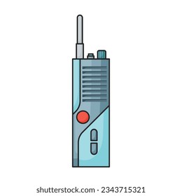 Walkie talkie vector icon.Color vector icon isolated on white background walkie talkie.