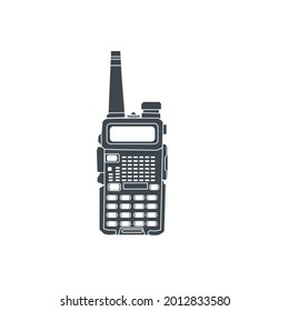 Walkie Talkies icon stock illustration. Handheld amateur ham radios icon