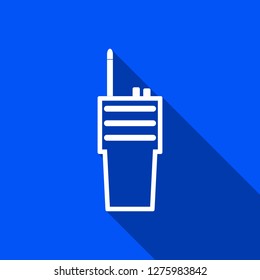 Walkie-Talkie icon with shadow , sign design