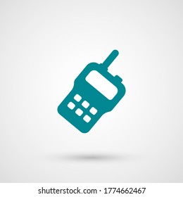walkie-talkie icon. Vector illustration EPS 10.