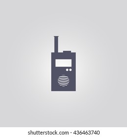 walkie-talkie icon. vector. sign