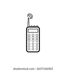 Walkie-talkie, vector icon. Walkie-talkie. Communication.