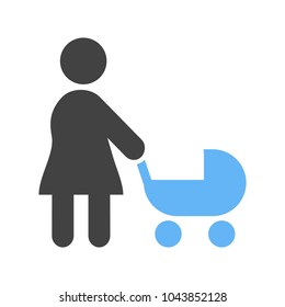 Walking with baby in stroller