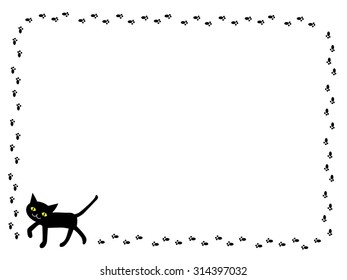 Paw Print Border Images, Stock Photos & Vectors | Shutterstock