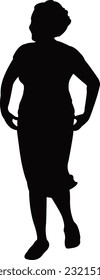 a walking body silhouette vector