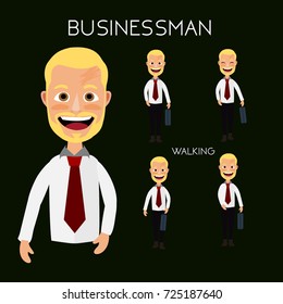 Walking Businessman