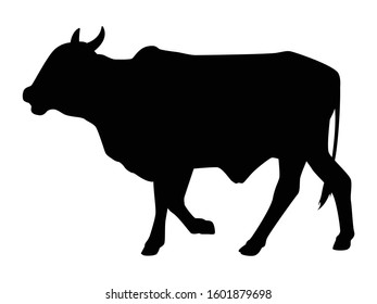 Cow Silhouette Images, Stock Photos & Vectors | Shutterstock