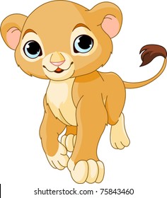 Baby lion drawing how to