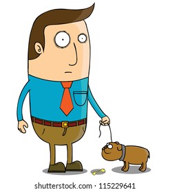 Walking with dog
