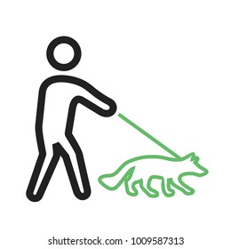 Walking dog Icon