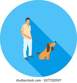 Walking dog Icon