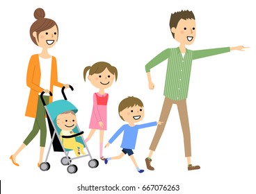 Walking family